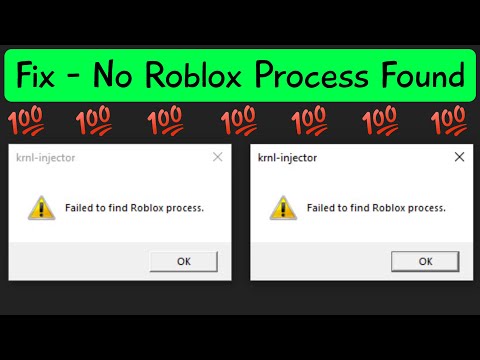 Failed to find roblox process krnl injector - 2023 @Teconz