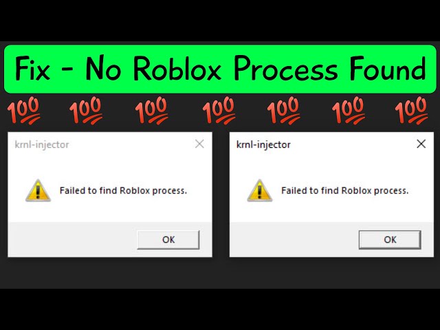 2023 Krnl roblox process not found Và …How 