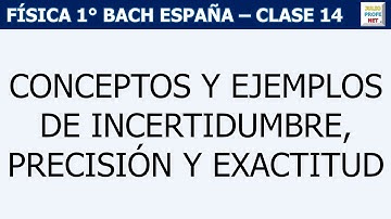 14. PRECISIÓN Y EXACTITUD