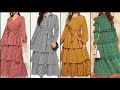 Summer Lawn Cotton Designer Latest Collection Of Maxi Dresses