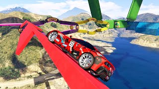 التحدي المستحيل مع المتابعين (الجميع إنسحب) في لعبة جي تي أي 5 | GTA V Hard Parkour Challenge