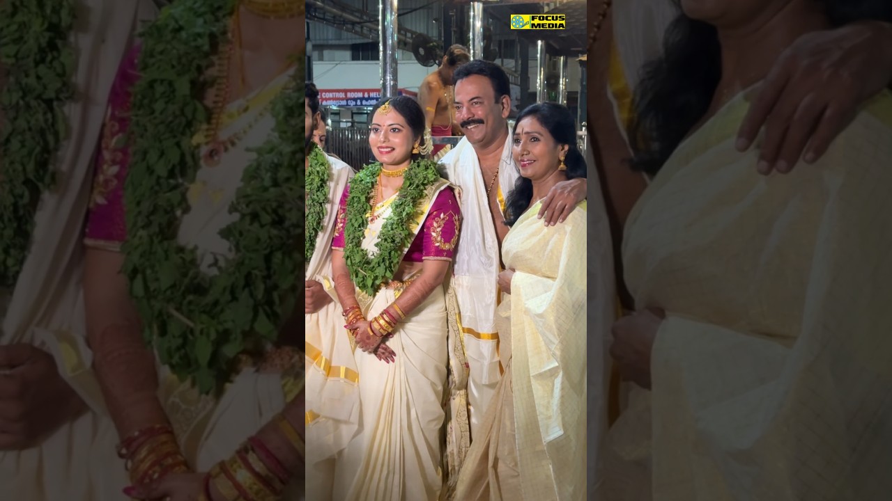 വധൂവരന്മാരുടെകൂടെ ഫോട്ടോയെടുത്ത് മേജർ രവി!😍 major ravi 