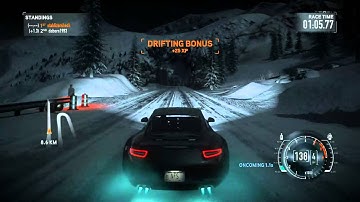 Need for Speed The Run Porsche RSR Snow At Night Multiplayer Gameplay Ultra Graphics