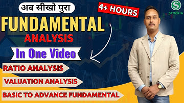 How To Check Fundamentals Of Any Stocks || Fundamental Analysis Complete  Course || Stockia ||