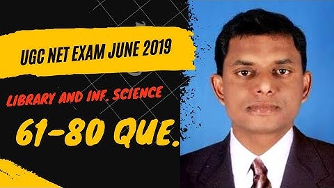UGC-NET EXAM June 2019 Library Science Paper 2  (41-60 Questions with explanation) #atulnagarkar