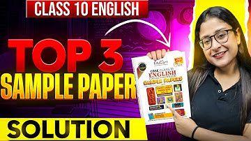 Class 10 English | Sample Paper Solution | CBSE 2026 | Nikita Singh