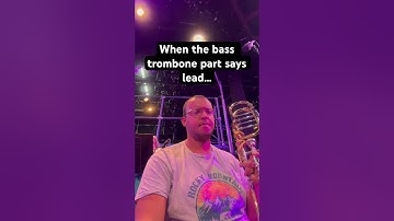 Lead bass trombone! #basstrombone