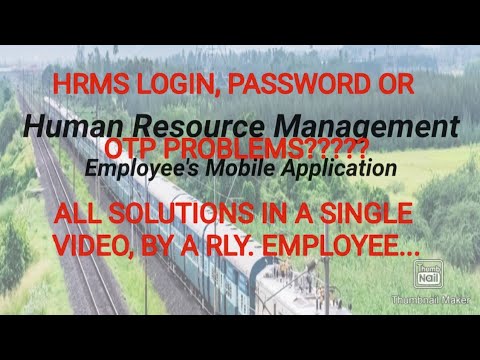 HRMS LOGIN ISSUES ? USER ID, PASSWORD OR OTP PROBLEMS ? DON'T WARRY ALL SOLUTIONS IN A SINGLE VIDEO.