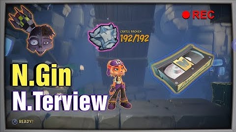 N Gin N Terview Flashback Tapes All Boxes - Crash Bandicoot 4
