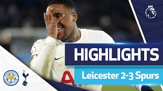Bergwijn scores TWICE in injury time! Absolute LIMBS! | HIGHLIGHTS | Leicester 2-3 Spurs)