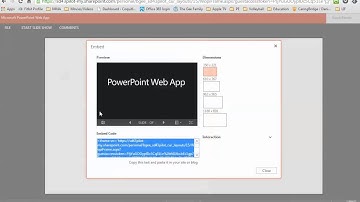 Edublogs: How to Embed Office 365 PowerPoint Presentations