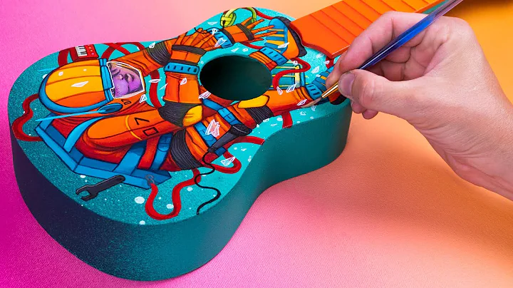 Can I Paint This?!?! | Custom PAINTED UKULELE!