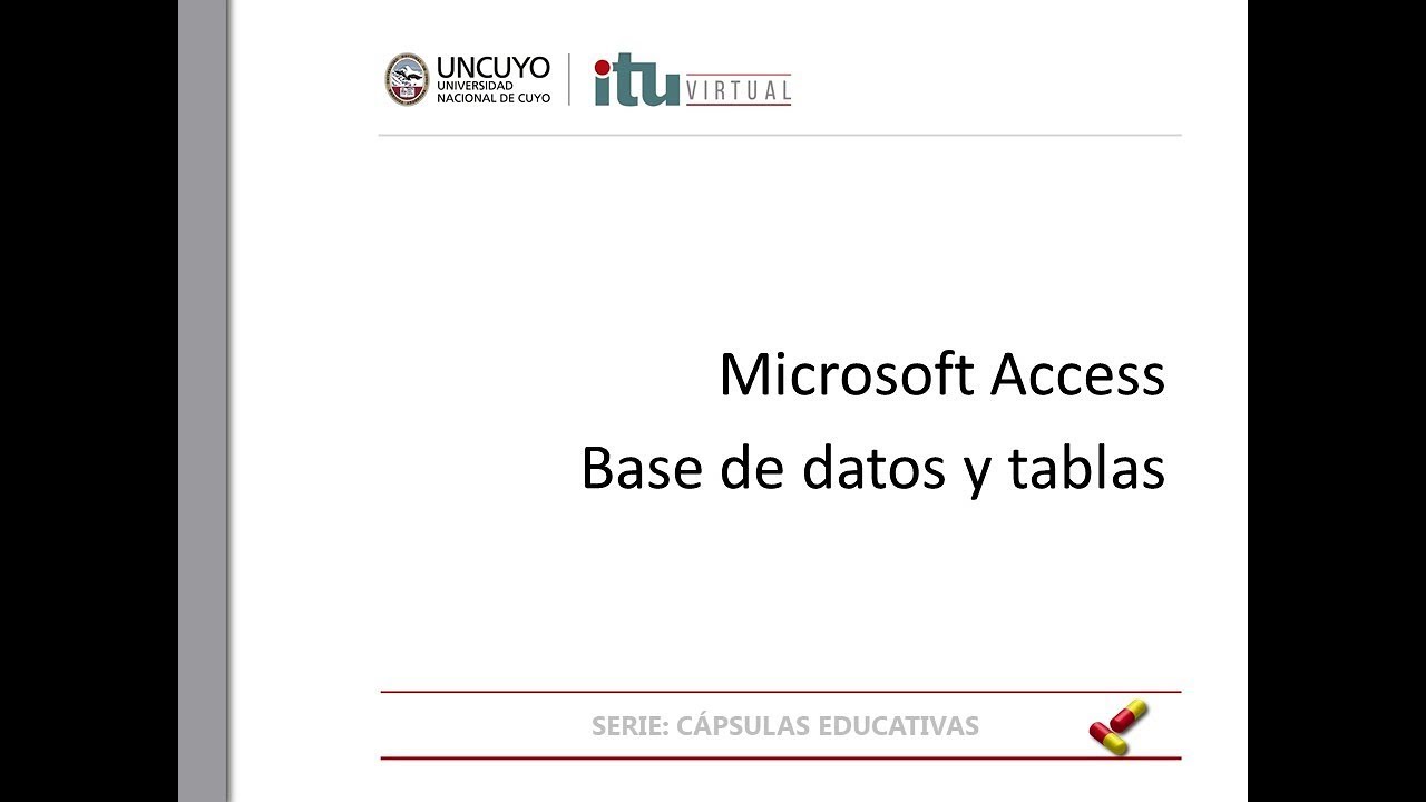 1. Crear BD y tablas en Access