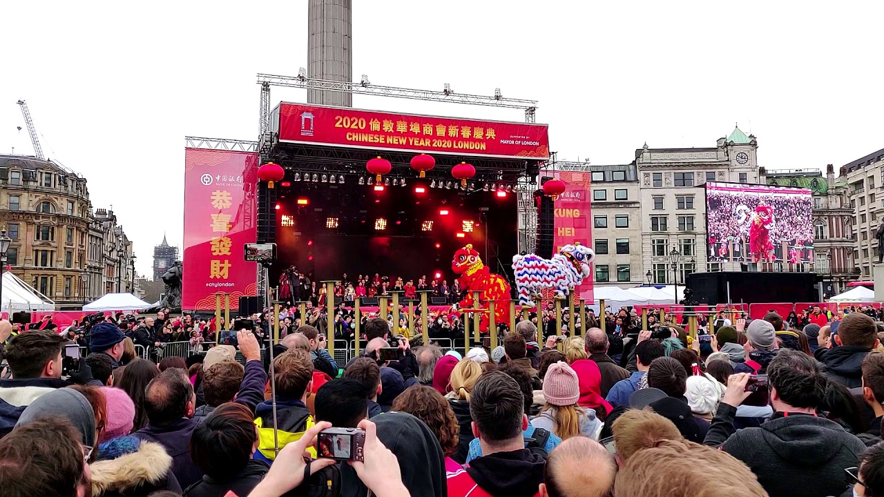 Chinese New Year 2020 Lions & Flying Dragon Dance London
