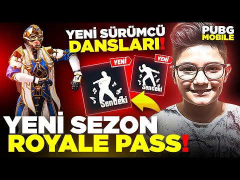 YENİ SEZON ROYALE PASS GELDİ!! BEDAVA SÜRÜMCÜ DANSLARI!! - PUBG Mobile