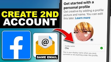 How to Set Up a Second Facebook Profile Using the Same Email