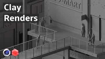 Clay / Greyscale Renders - Cinema 4D, Redshift Tutorial