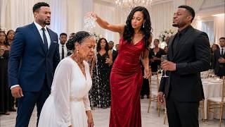 My Wife Poured Water on My Mother at a Company Gala Because I Was “Poor”—She Never Knew I Owned the…
