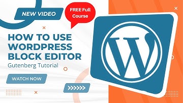 How to Use WordPress Block Editor ( Gutenberg Tutorial ) Lecture #1 Intro (FREE Full Course)