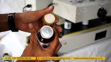 Tabletop Continuous Induction foil Sealing Machine  | Online Induction Sealing machine