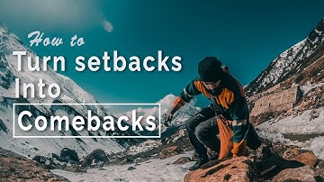 How to turn setbacks into comebacks