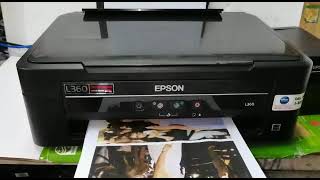 Epson L360 Print Scan Copy Mulus dan Nozle Full