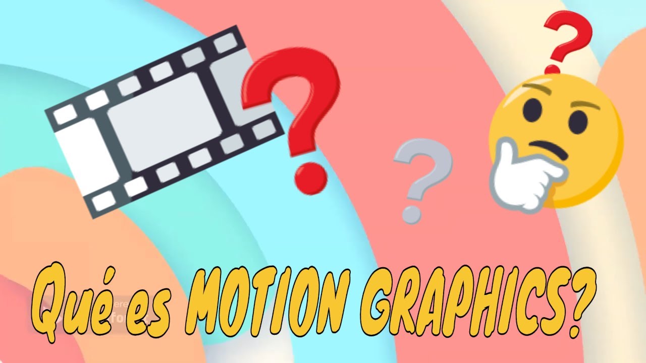 Qué es MOTION GRAPHICS? YouTube