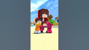 Thumbnail of JJ and Mikey Bigger And Bigger SQUID GAME Doll - Maizen Minecraft Animation