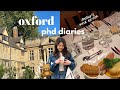 oxford phd diaries 🧸📚📝 | fresher’s week, teddy hall formal dinner, department inductions, phd vlog