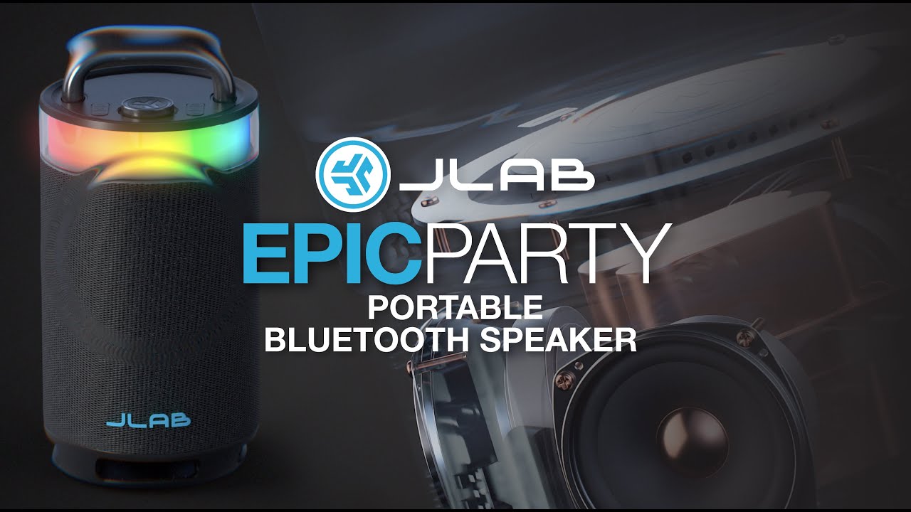 JLab Epic Party Speaker: 100W, 360° Sound & Epic Party Vibes