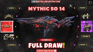 Mythic SO 14 - Razor Torrent Full Draw COD MOBILE | Stellar Extinction Draw CODM