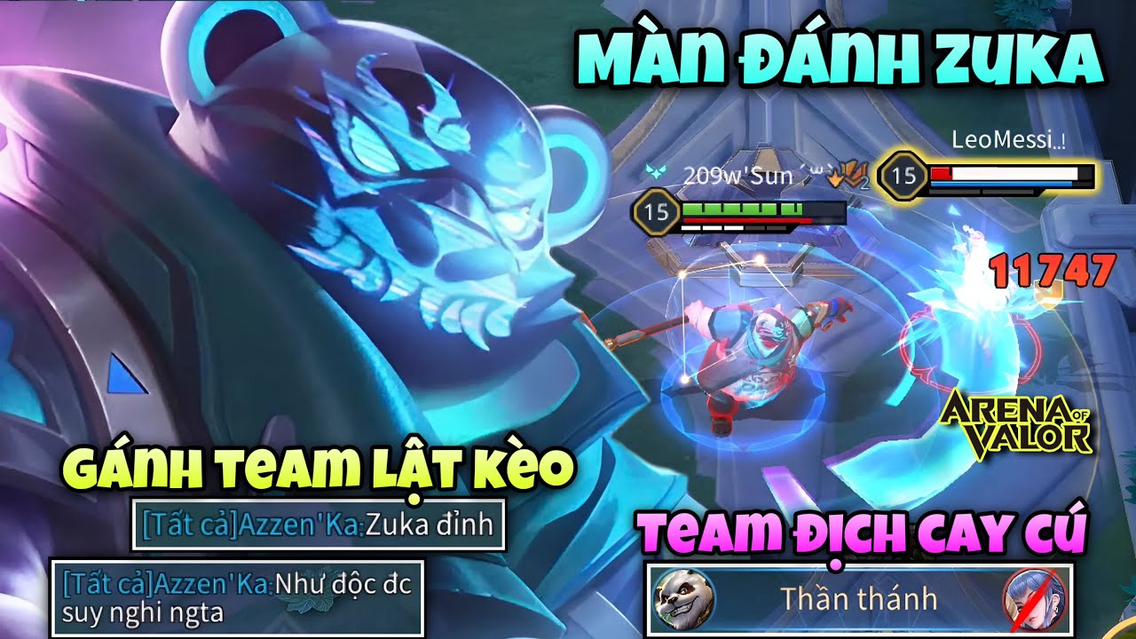Màn Đánh Zuka Gánh Team Lật Kèo Khiến Cho Team Địch Cay Cú Muốn Bắt Zuka Cho Bằng Được Và Cái Kết