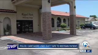 Information Caretakers duct-taped dementia patient at a Boynton Beach assisted living facility, police say Guide