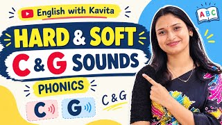 Hard & Soft Sounds of C & G | Easy Phonics Lesson in Hindi | English With Kavita  screenshot 5