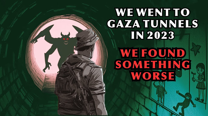 Strange Creature Under Gaza Maps Human Soldiers | If You See This Run