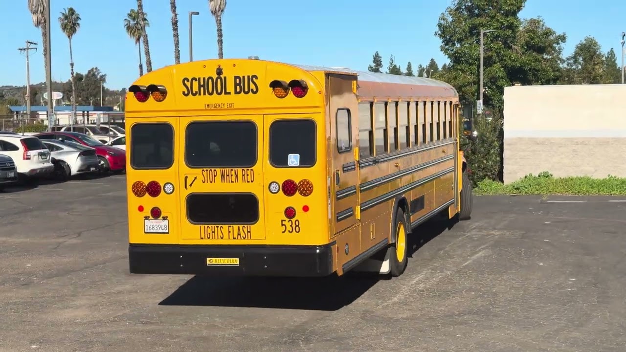 2026 Escondido Union High School District BlueBird Vision Electric School Bus 