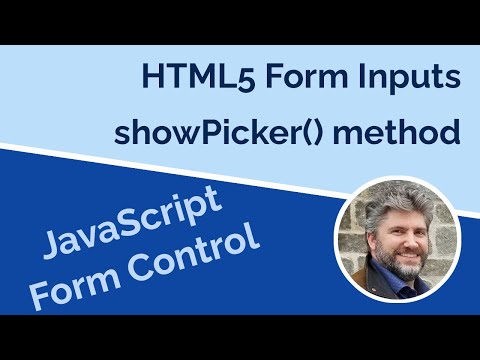 HTML Input showPicker Method