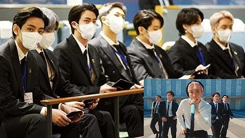 BTS  UN Leaders LIVE Reaction to Permission to Dance From Inside the UN Assembly Hall Lea