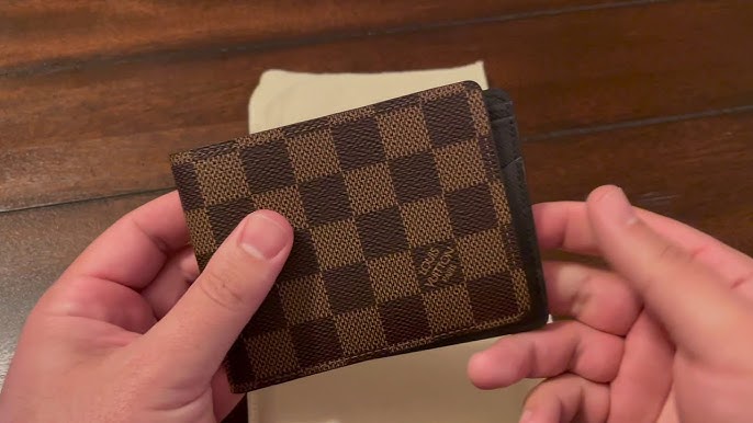 Louis Vitton LV Slender Wallet Damier Graphite Unboxing Overview 