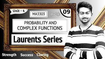 Laurents Series in Tamil | Problem 1 | Probability and complex functions in Tamil | Unit 4 | MA3303