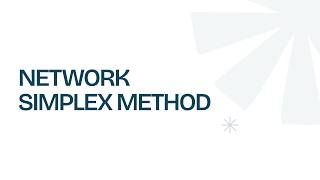Materi Network Simplex Method