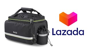 WEST BIKING Trunk Bag With Rain Cover | Unboxing | Lazada