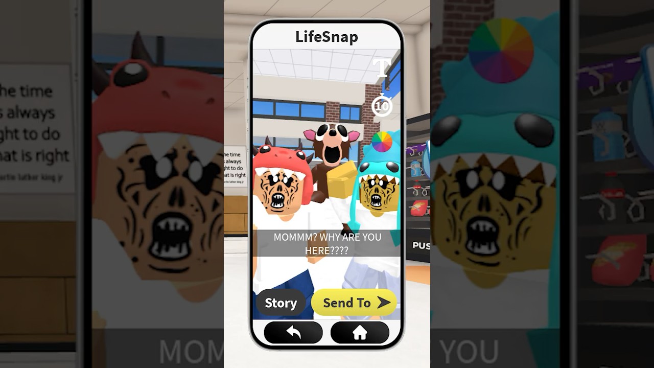 ROBLOX SNAPCHAT TROLLING 😹👹 MISSING CHILDS  Meet Their Mom 