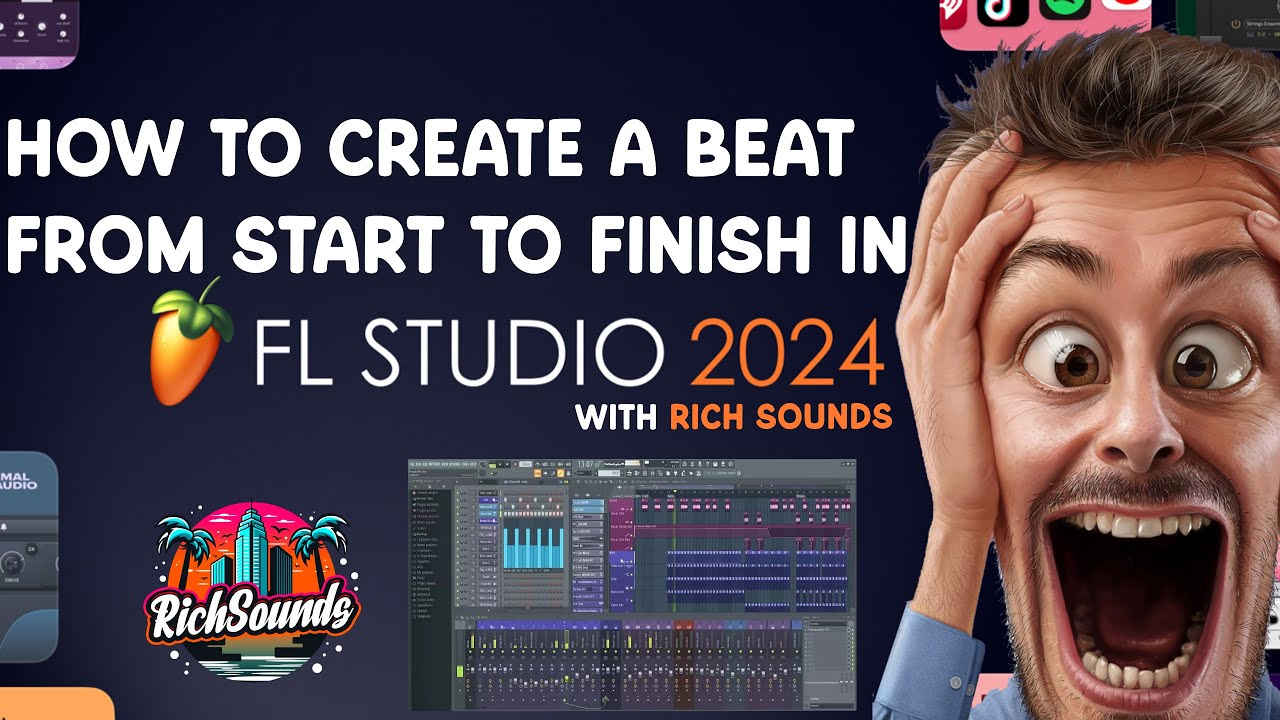 How To Create A Beat From Start To Finish In FL Studio 2024 - YouTube