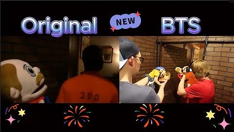 SML Movie: Jeffy Goes To Epic Universe Original + BTS Side by Side!