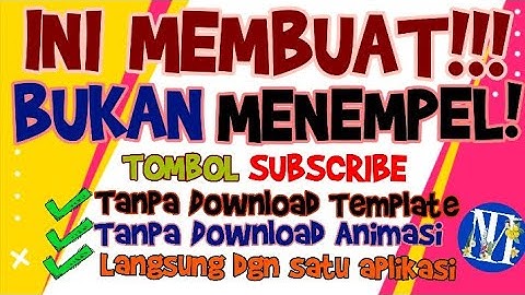 CARA BUAT ANIMASI TOMBOL SUBSCRIBE HANYA DENGAN POWER DIRECTOR SAJA
