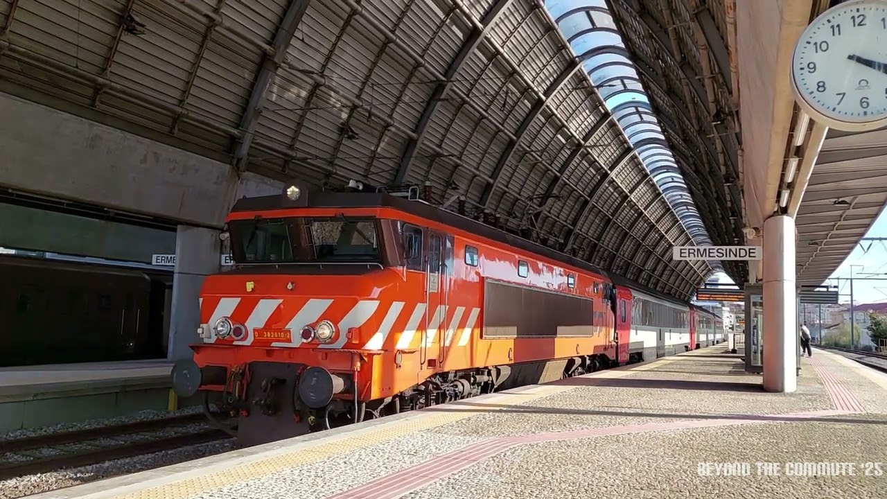 ¹⁴⁹⁴ 🇵🇹 Ermesinde 🚆 CP 2600 locos • Arco cars • Inter-regional services • Porto ↔ Valença