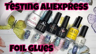 Testing AliExpress foil glues