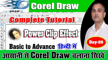 Power Clip Option in Corel Draw | How to use Power Clip Option in Corel Draw |