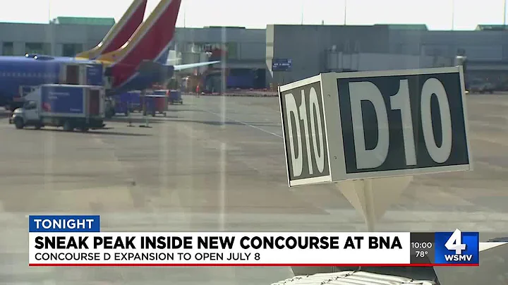 Sneak peak inside new concourse at BNA